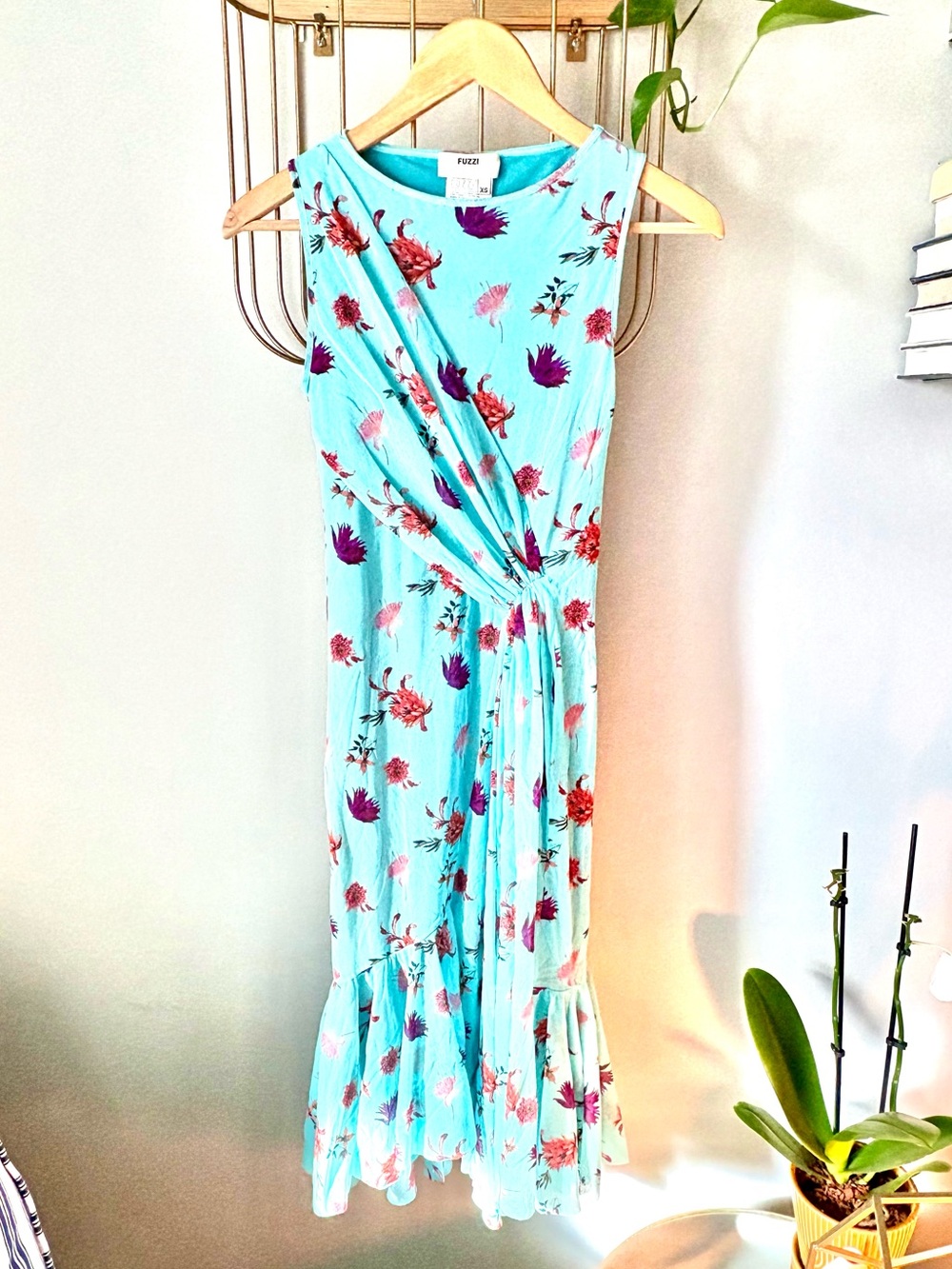 Fuzzi x John Paul Gaultier Mesh Floral Midi